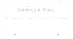 Desktop Screenshot of camillapihl.no